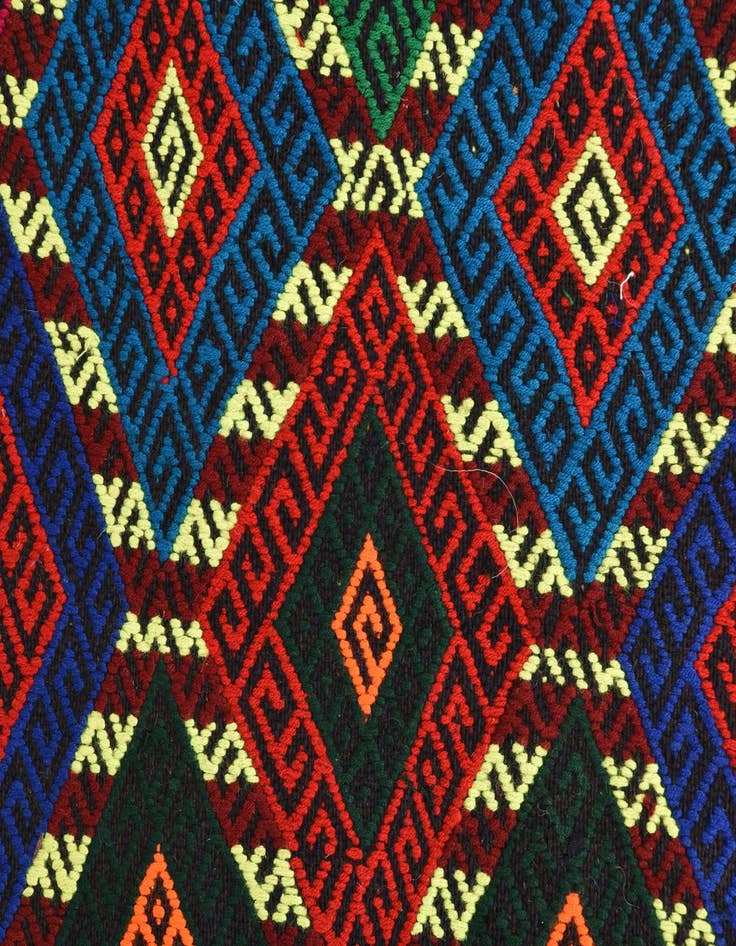 Detail image of  2' 5 x 9' 3  Hand Woven Kilim Fars Wool Runner Rug
