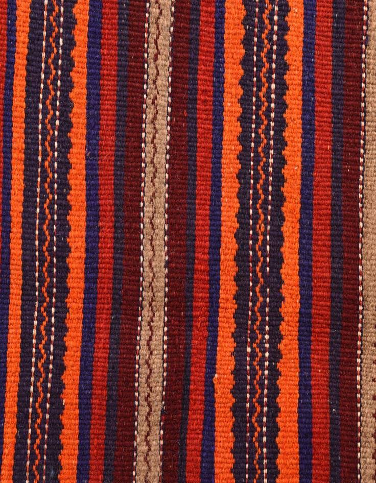 Detail image of  3' 3 x 8' 1  Hand Woven Kilim Fars Wool Runner Rug