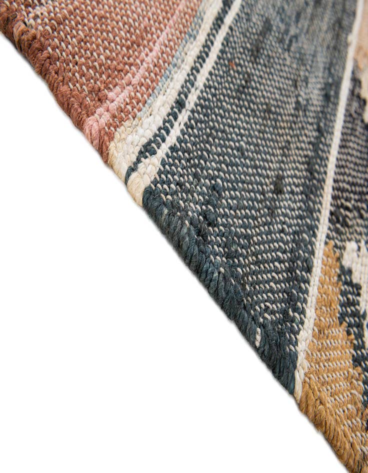 Detail image of 2' 4 x 11' 2 Hand Woven Kilim Jute Runner Rug