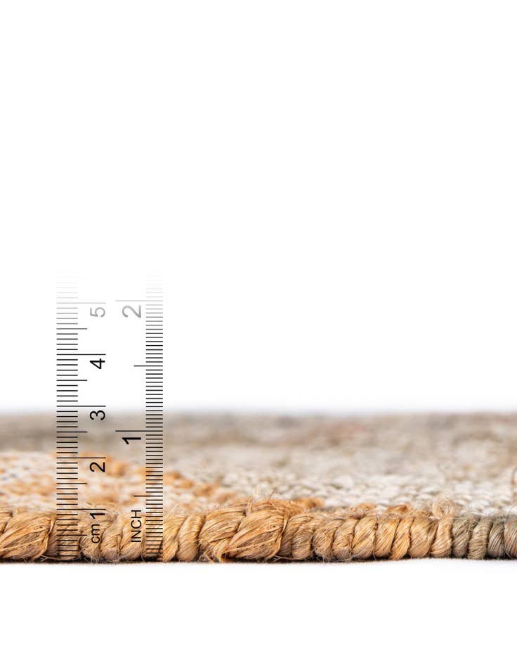 Detail image of  2' x 5' 1  Hand Woven Kilim Jute Runner Rug