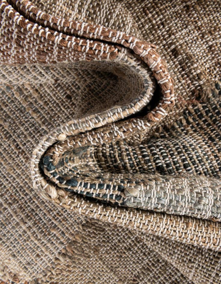 Detail image of  2' x 5' 1  Hand Woven Kilim Jute Runner Rug