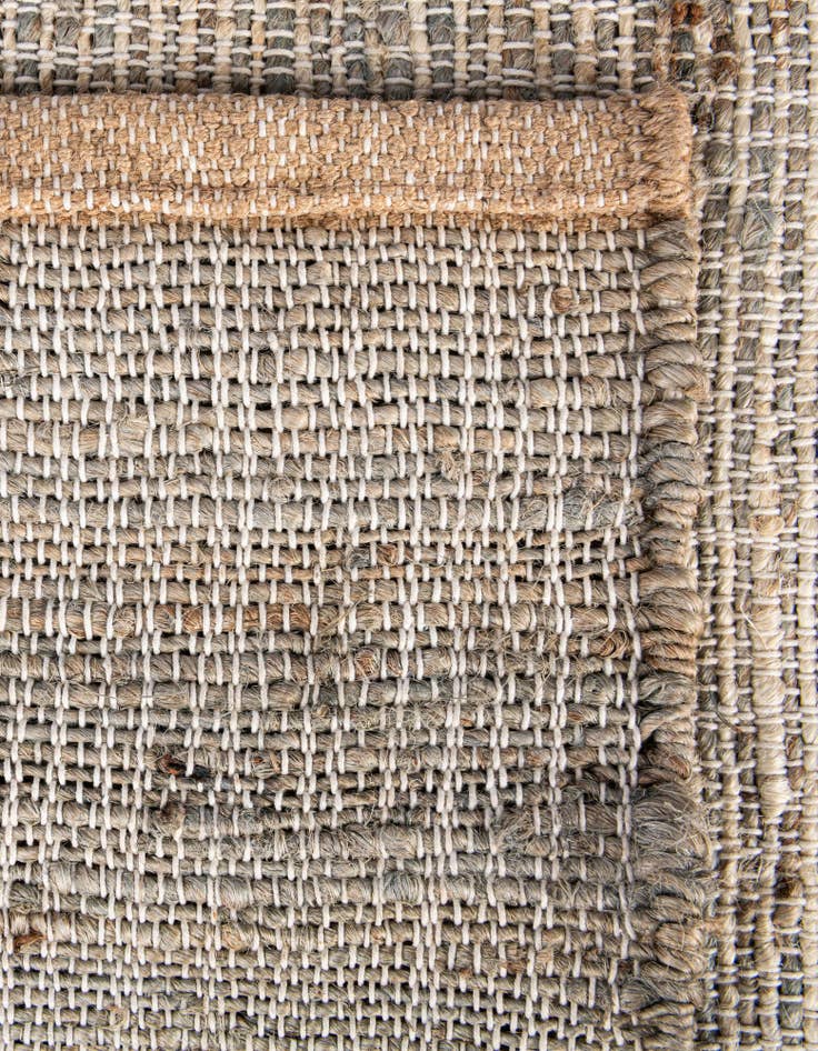 Detail image of  2' x 5' 1  Hand Woven Kilim Jute Runner Rug