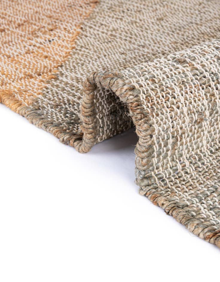 Detail image of  2' x 5' 1  Hand Woven Kilim Jute Runner Rug