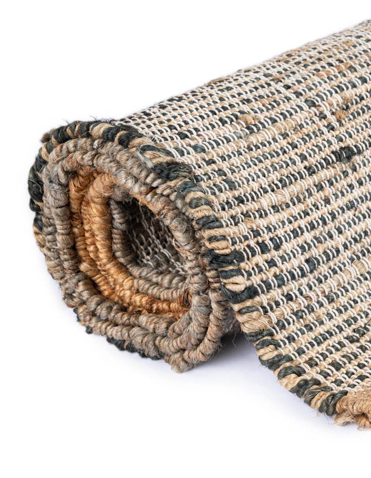 Detail image of  2' x 5' 1  Hand Woven Kilim Jute Runner Rug