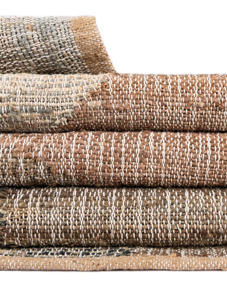 Detail image of  2' x 5' 1  Hand Woven Kilim Jute Runner Rug