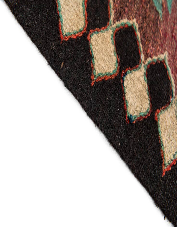 Detail image of  4' 4 x 9' 7  Hand Woven Kilim Maymana Runner Rug