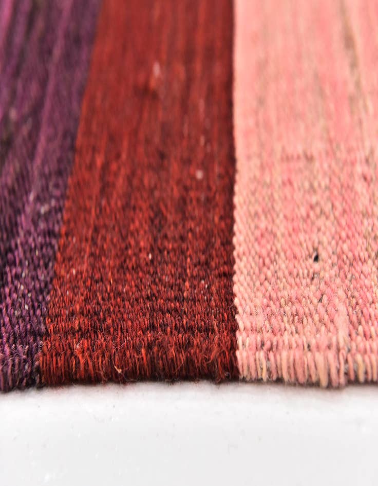 Detail image of  2' 8 x 9' 9  Hand Woven Kilim Modern Wool Runner Rug