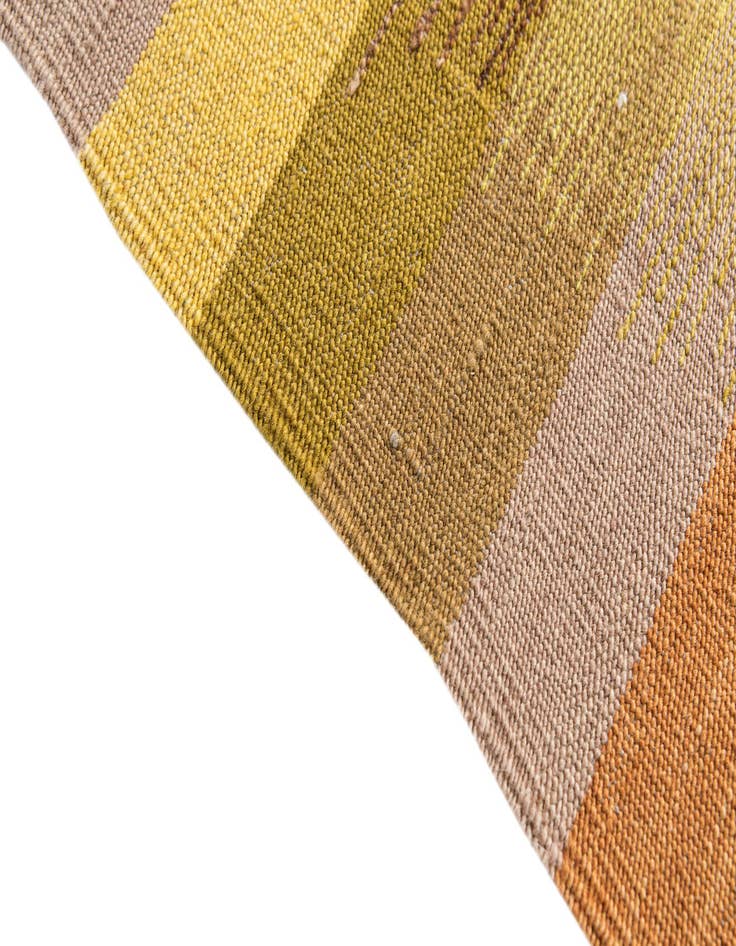 Detail image of  2' 6 x 12' 6  Hand Woven Kilim Modern Wool Runner Rug