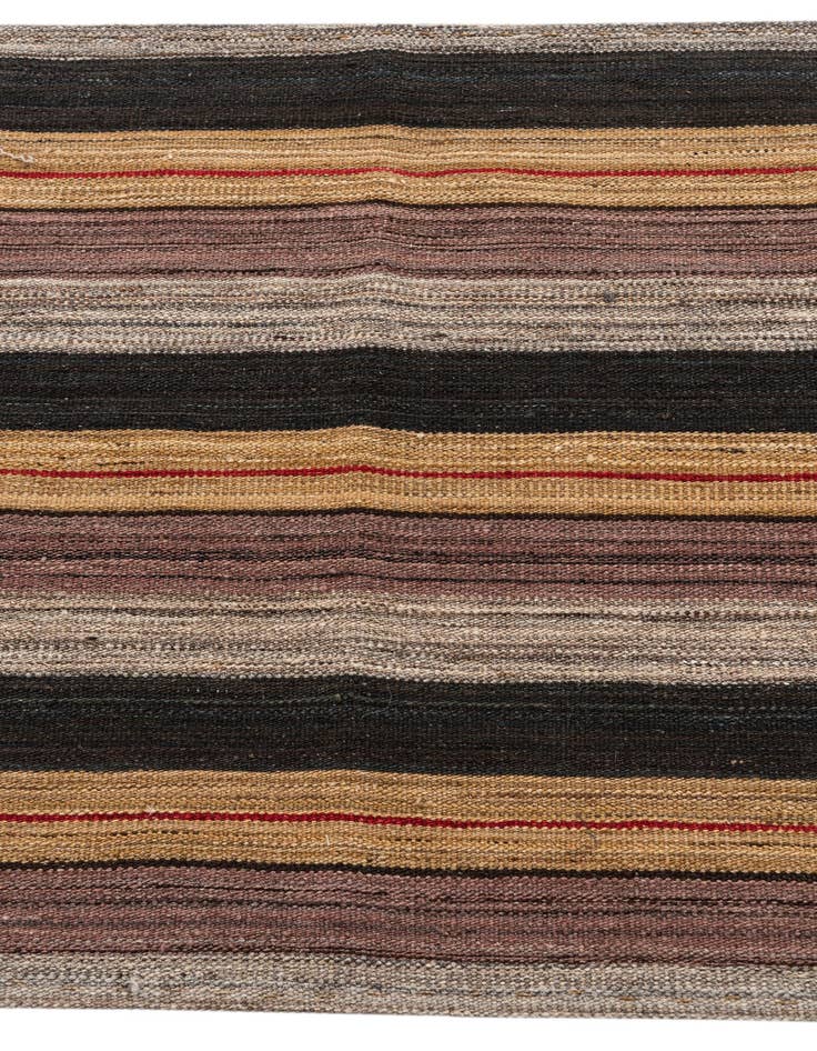 Detail image of  2' 8 x 9' 4  Hand Woven Kilim Modern Wool Runner Rug