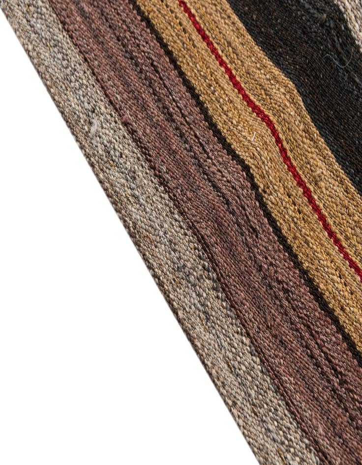 Detail image of  2' 8 x 9' 4  Hand Woven Kilim Modern Wool Runner Rug