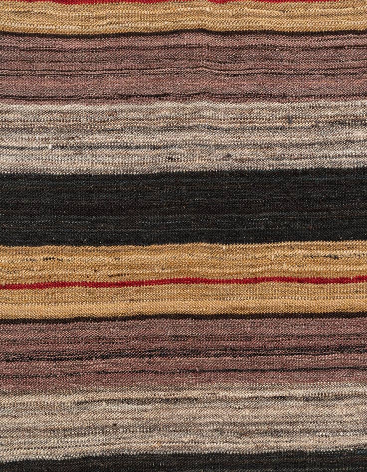 Detail image of  2' 8 x 9' 4  Hand Woven Kilim Modern Wool Runner Rug