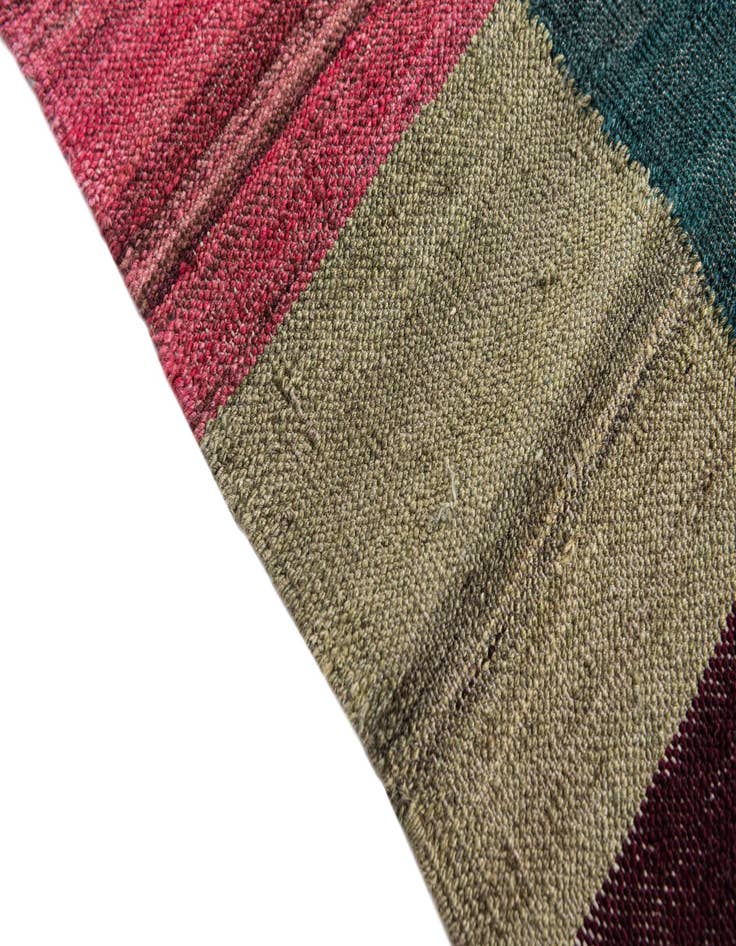 Detail image of  2' 9 x 9' 8  Hand Woven Kilim Modern Wool Runner Rug