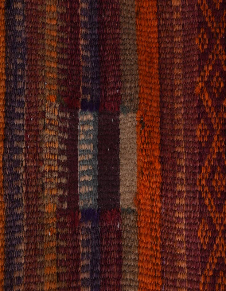Detail image of  3' 9 x 11'  Hand Woven Kilim Modern Wool Runner Rug