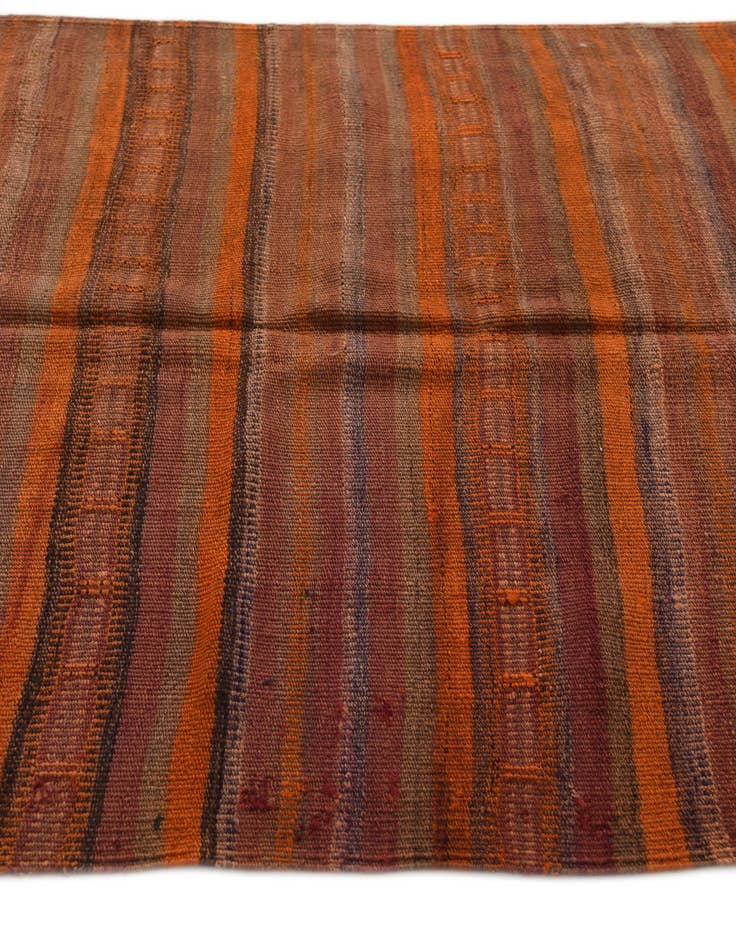 Detail image of  3' 9 x 11'  Hand Woven Kilim Modern Wool Runner Rug