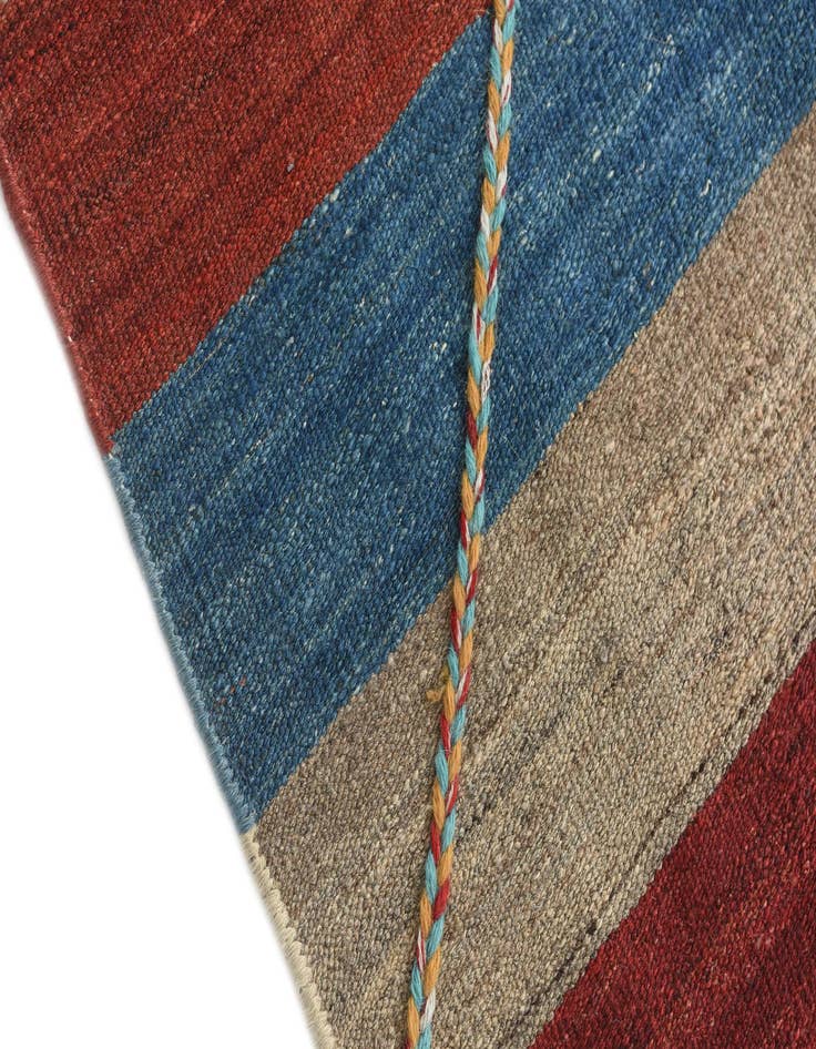 Detail image of  2' 7 x 9' 7  Hand Woven Kilim Modern Wool Runner Rug