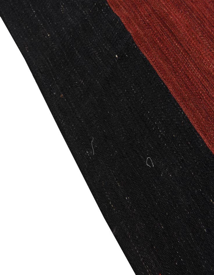 Detail image of  6' x 12' 6  Hand Woven Kilim Modern Wool Runner Rug