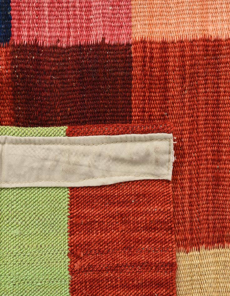 Detail image of  2' 8 x 6' 7  Hand Woven Kilim Modern Wool Runner Rug