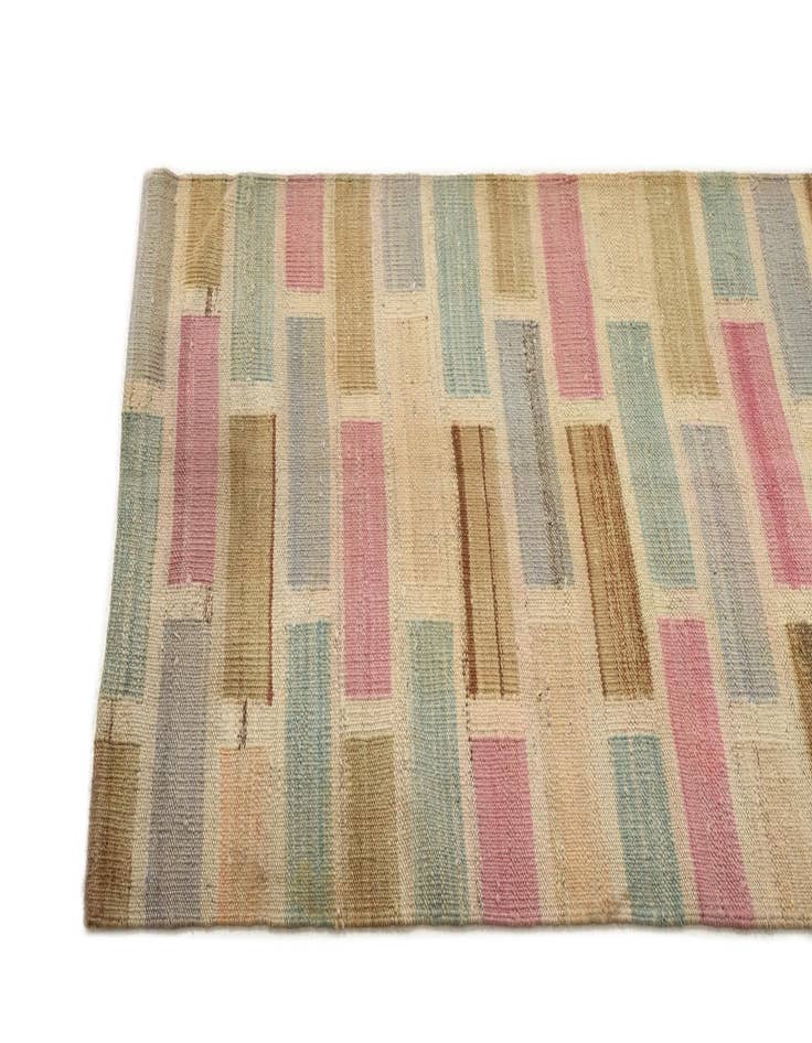 Detail image of  2' 4 x 11' 10  Hand Woven Kilim Modern Wool Runner Rug