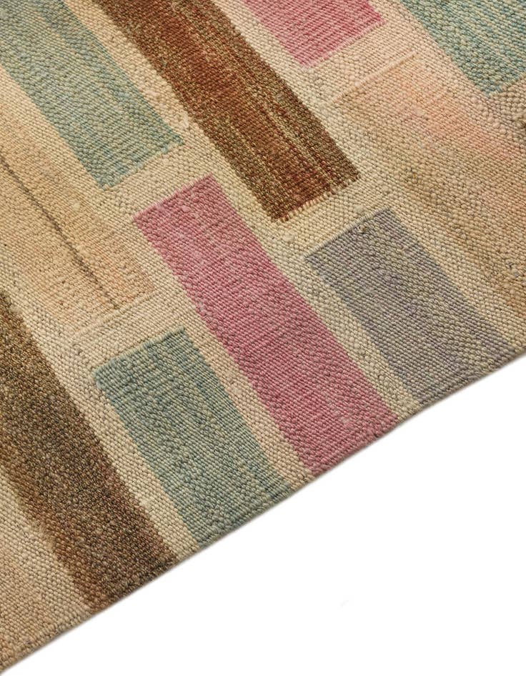 Detail image of  2' 4 x 11' 10  Hand Woven Kilim Modern Wool Runner Rug