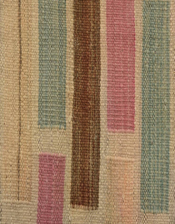 Detail image of  2' 4 x 11' 10  Hand Woven Kilim Modern Wool Runner Rug