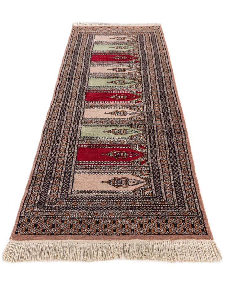 Detail image of  2' 1 x 5' 10  Hand Knotted Lahour Oriental Wool Runner Rug