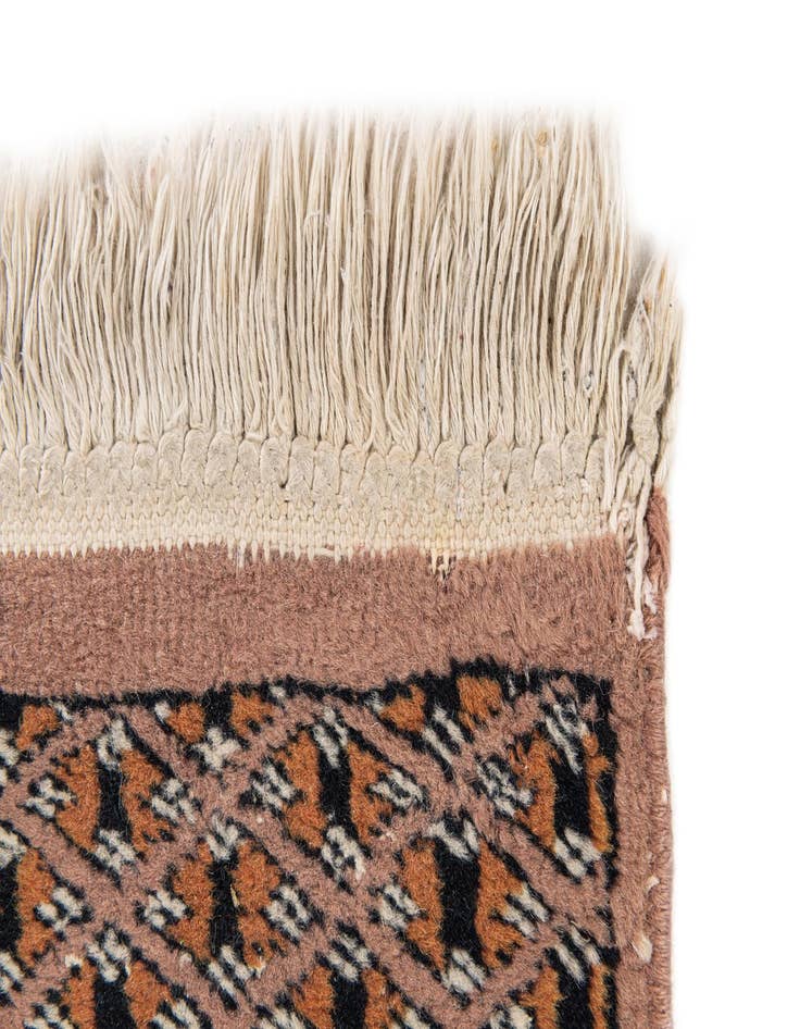 Detail image of  2' 1 x 5' 10  Hand Knotted Lahour Oriental Wool Runner Rug