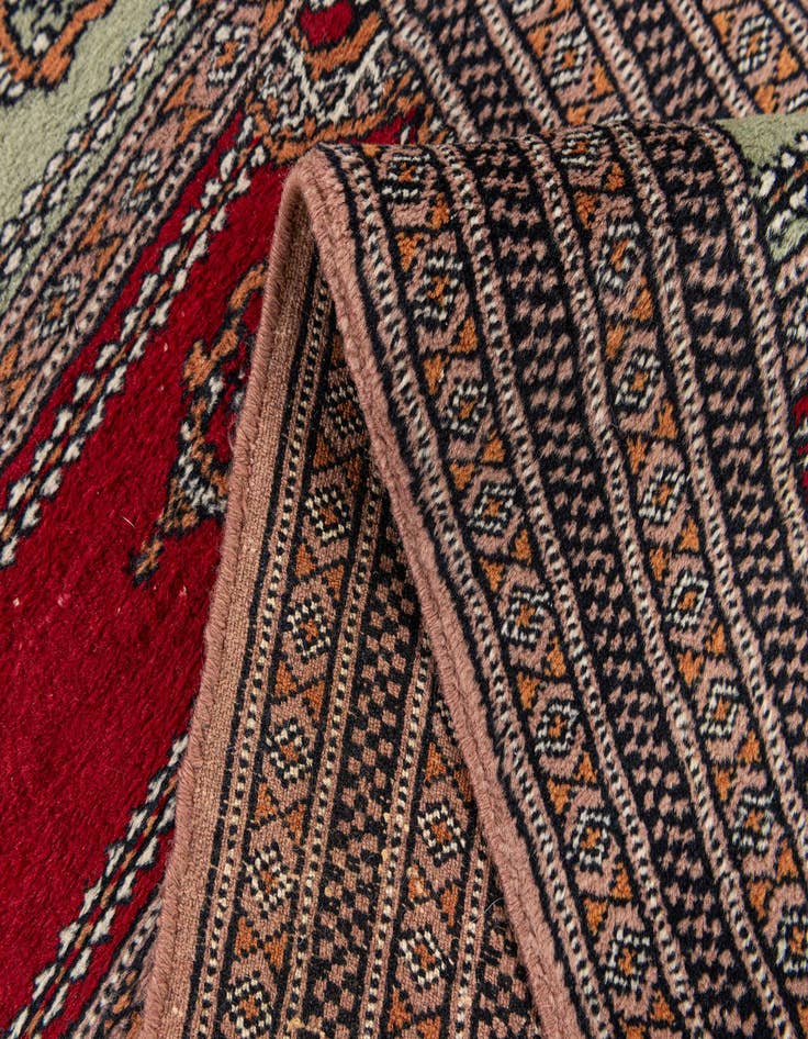 Detail image of  2' 1 x 5' 10  Hand Knotted Lahour Oriental Wool Runner Rug