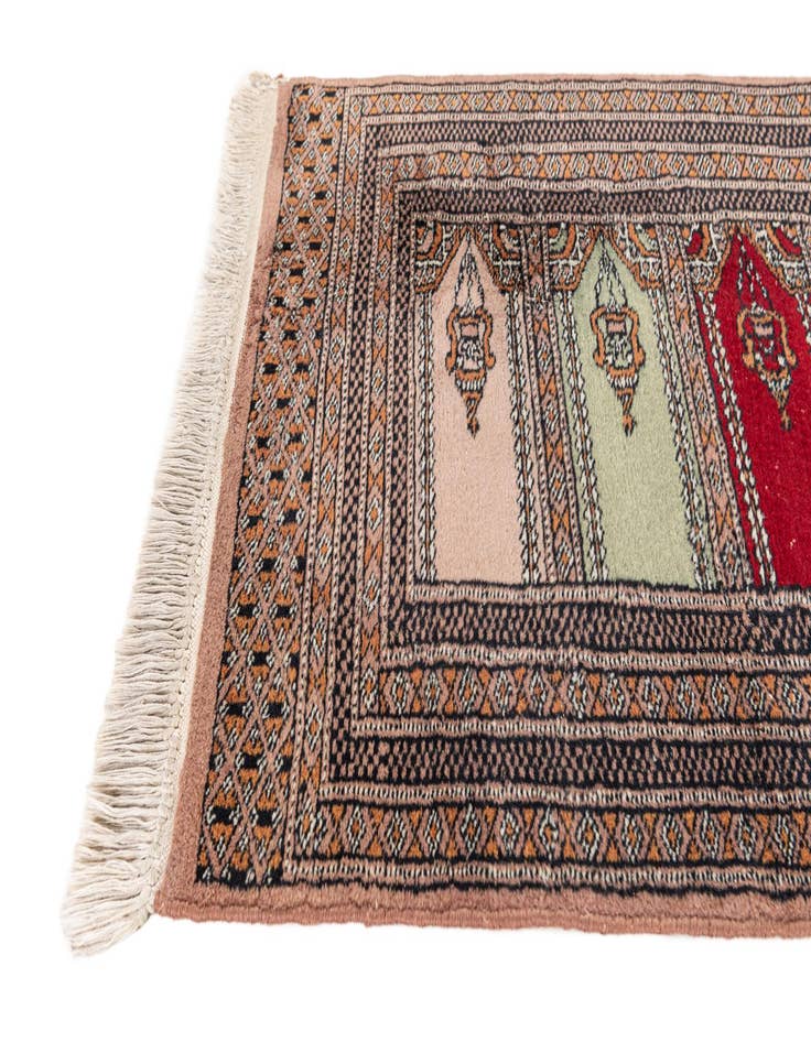 Detail image of  2' 1 x 5' 10  Hand Knotted Lahour Oriental Wool Runner Rug