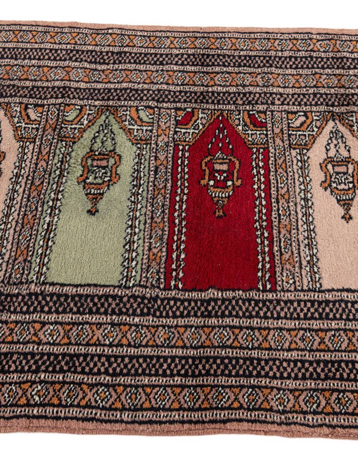 Detail image of  2' 1 x 5' 10  Hand Knotted Lahour Oriental Wool Runner Rug