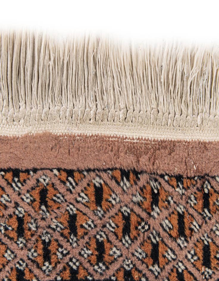 Detail image of  2' 1 x 5' 10  Hand Knotted Lahour Oriental Wool Runner Rug