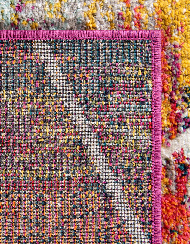 Detail image of  2' x 5' Lattice Frieze Runner Rug