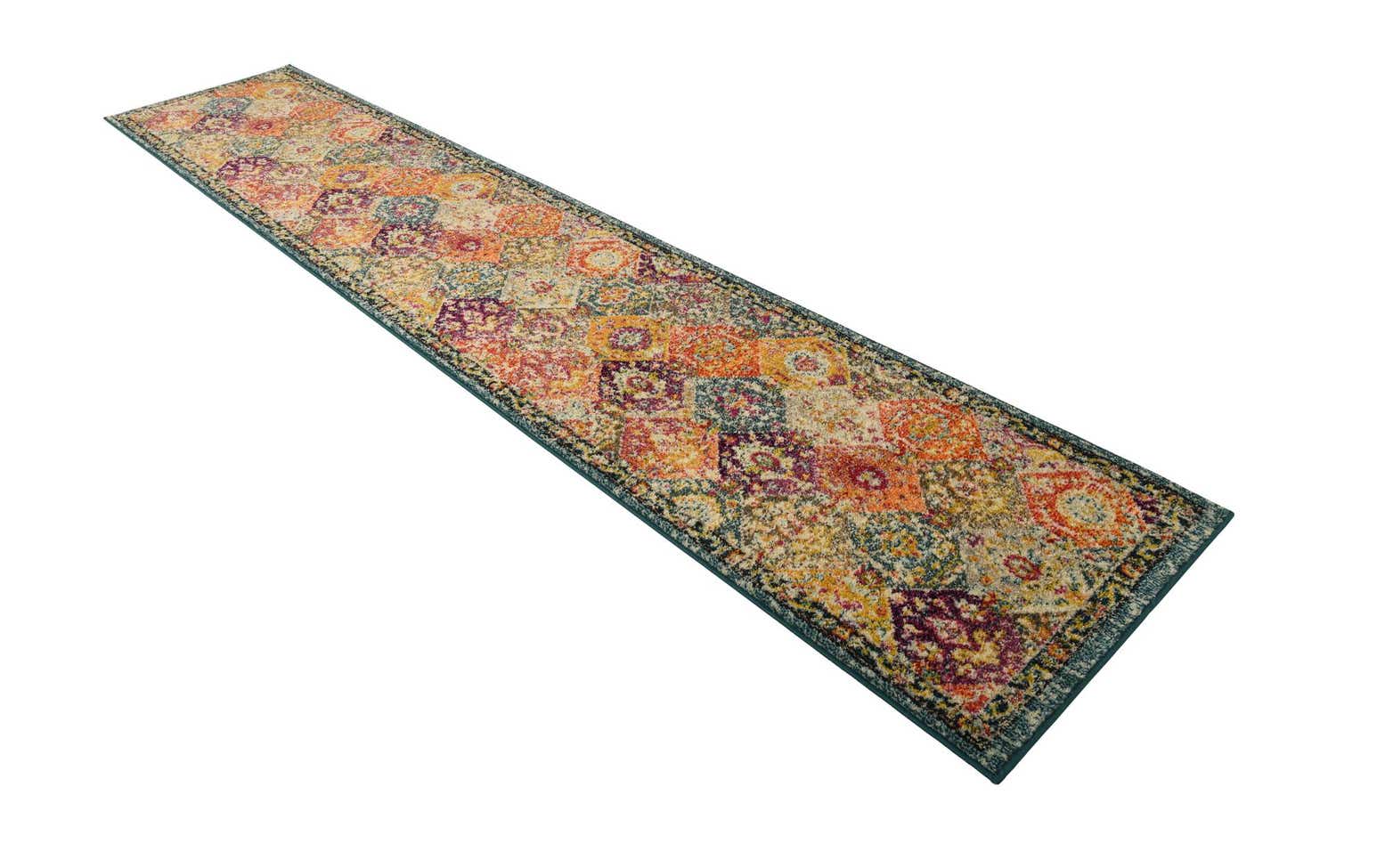 Multicolor 2' 7 x 13' Madeline Runner Rug | Rugs.com