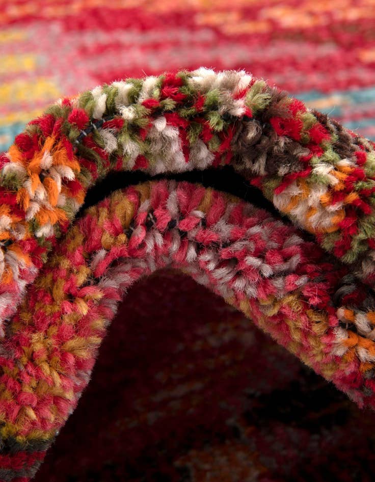 Detail image of  2' 2 x 6' 9  Washable Mesa Runner Rug