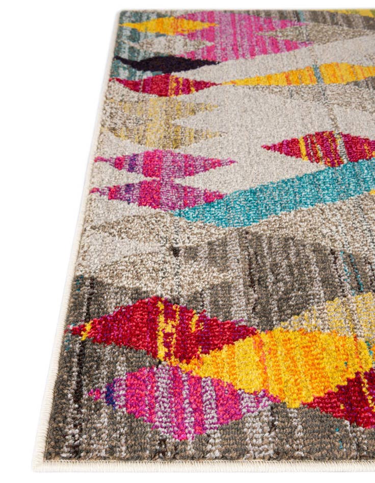 Detail image of  2' 2 x 6' 9  Washable Mesa Runner Rug