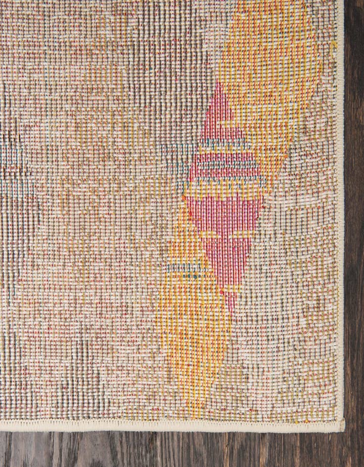 Detail image of  2' 2 x 6' 9  Washable Mesa Runner Rug