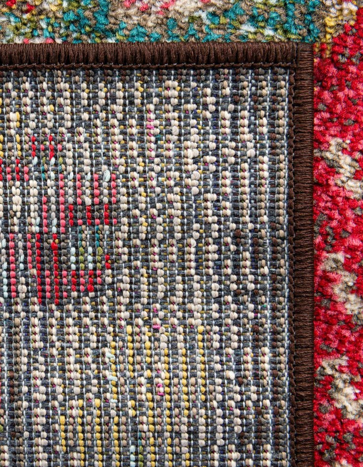 Detail image of  2' 2 x 6' 9  Washable Mesa Runner Rug