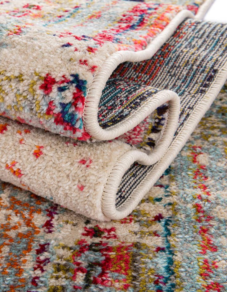 Detail image of  2' x 7'  Washable Mesa Runner Rug