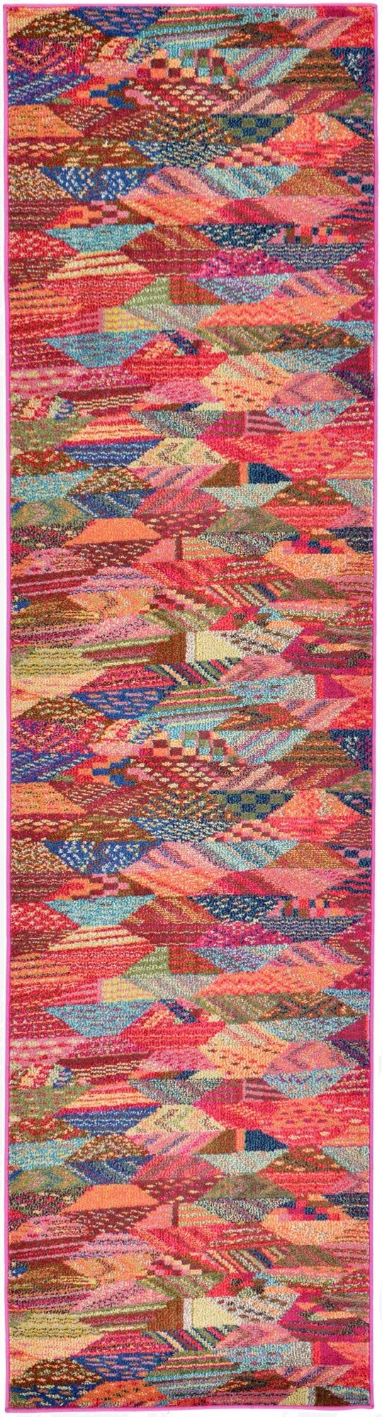  2' 7 x 10'  Washable Mesa Runner Rug