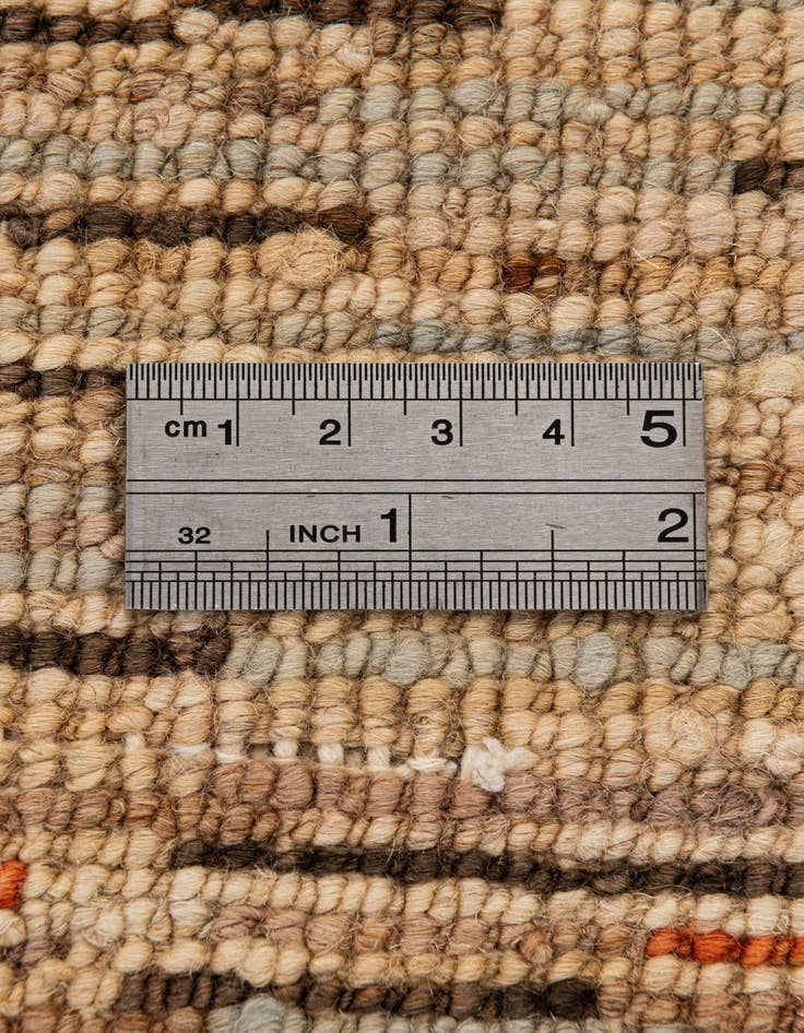 Detail image of  3' 11 x 9'  Hand Knotted Modern Ziegler Runner Rug