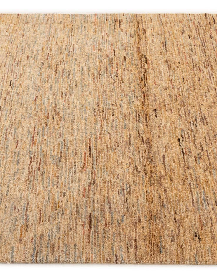 Detail image of  3' 11 x 9'  Hand Knotted Modern Ziegler Runner Rug