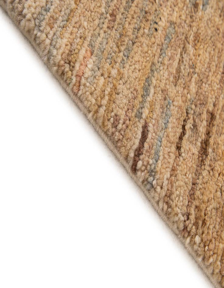 Detail image of  3' 11 x 9'  Hand Knotted Modern Ziegler Runner Rug