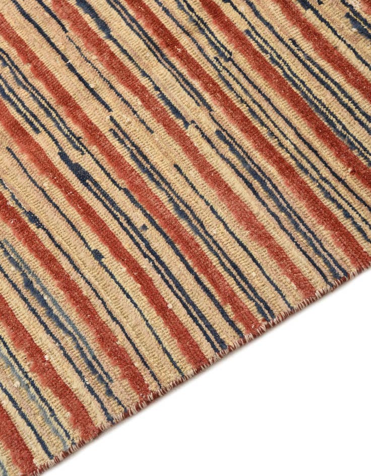 Detail image of  2' 5 x 5' 2  Hand Knotted Modern Ziegler Runner Rug