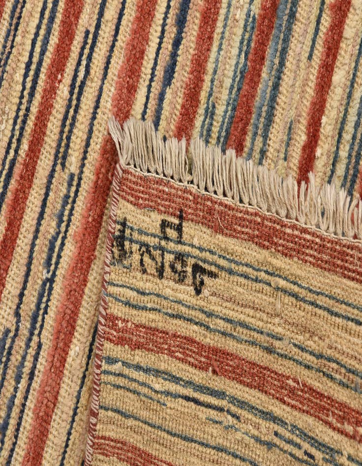 Detail image of  2' 5 x 5' 2  Hand Knotted Modern Ziegler Runner Rug