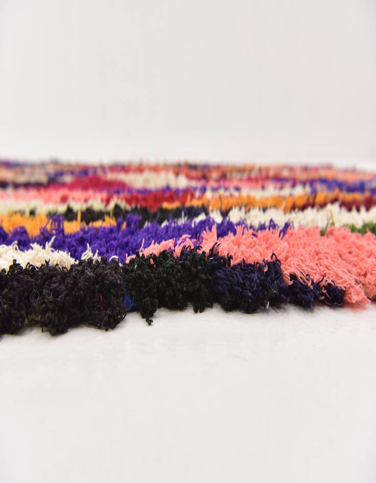 Detail image of  6' x 13' 8  Hand Knotted Moroccan Wool Runner Rug