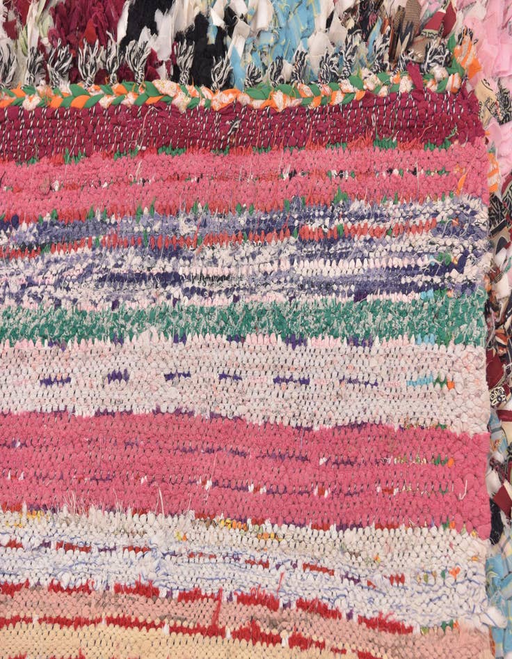 Detail image of  5' 1 x 9' 8  Hand Knotted Moroccan Runner Rug
