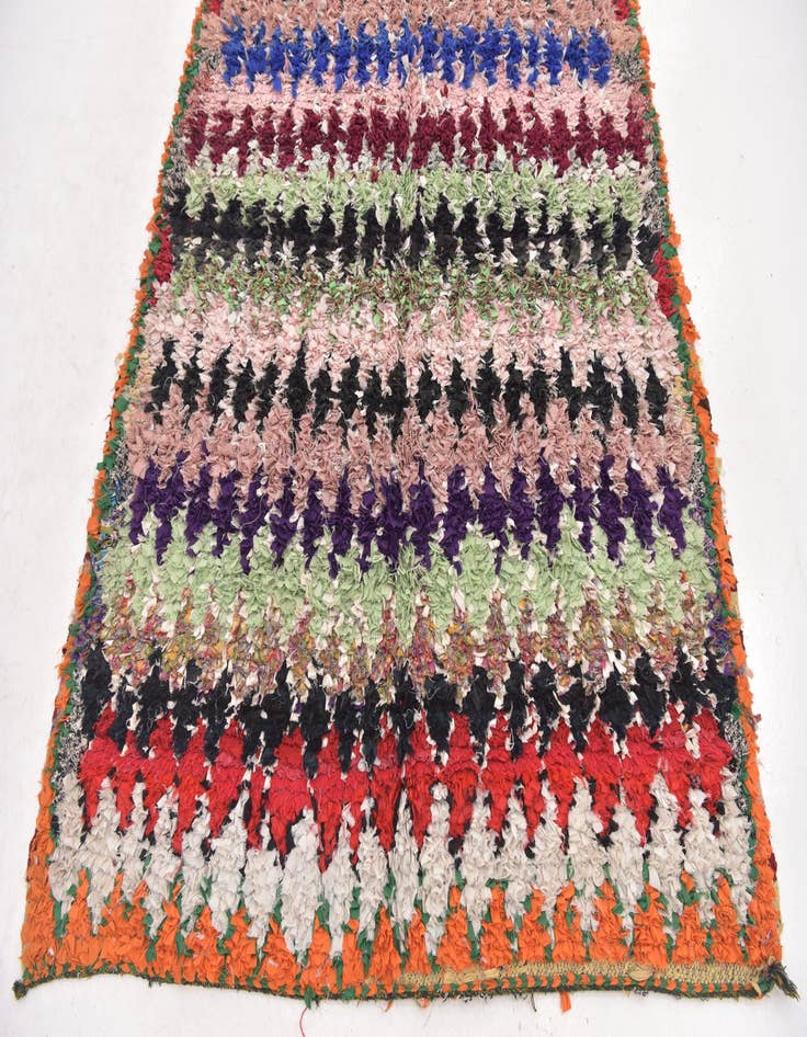 Detail image of  5' 1 x 9' 8  Hand Knotted Moroccan Runner Rug