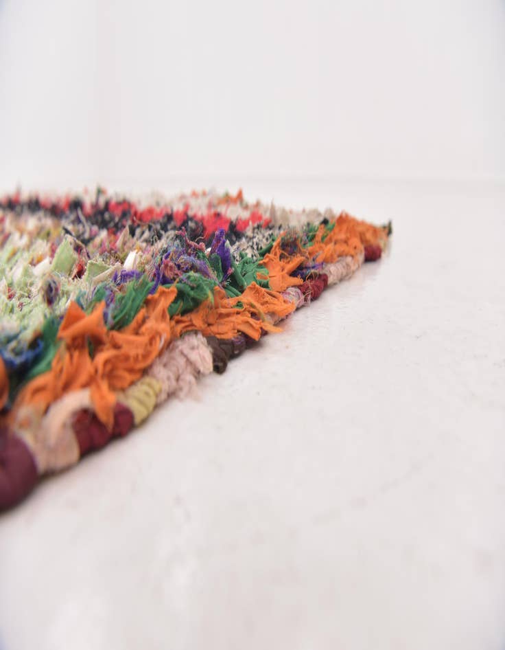 Detail image of  5' 1 x 9' 8  Hand Knotted Moroccan Runner Rug