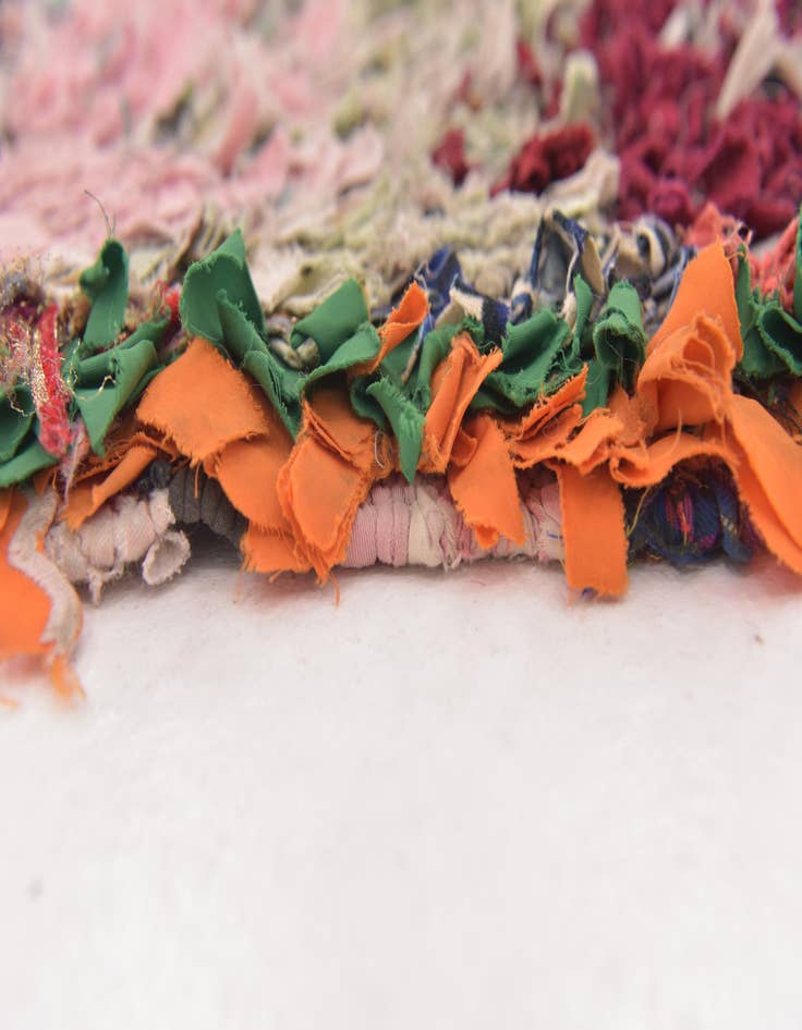 Detail image of  5' 1 x 9' 8  Hand Knotted Moroccan Runner Rug