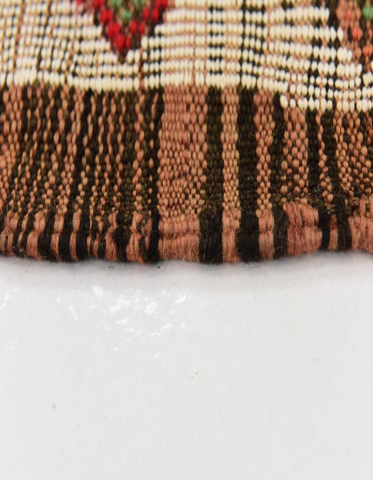 Detail image of  5' 10 x 14' 10  Hand Knotted Moroccan Wool Runner Rug