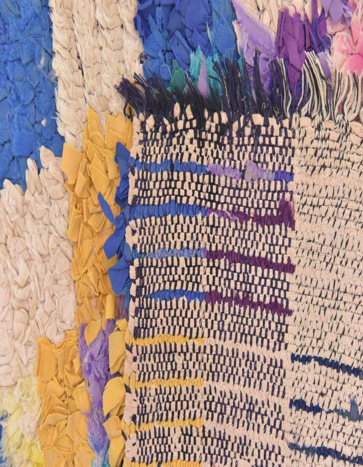 Detail image of  2' 10 x 11' 3  Hand Knotted Moroccan Runner Rug